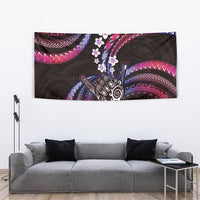 Hawaii Shaka Sign Tapestry Fantastic Frangipani Sweet Vibes