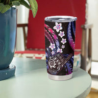 Hawaii Shaka Sign Tumbler Cup Fantastic Frangipani Sweet Vibes