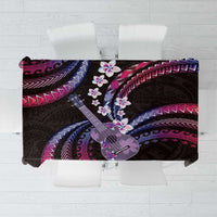Hawaiian Ukulele Tablecloth Sweet Dream Fantastic Plumeria LT01 Pink - Polynesian Pride