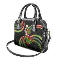 Hawaii Turtles Plumeria Shoulder Handbag Reggae Polynesian Pattern LT01 - Polynesian Pride