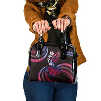 Hawaii Turtles Plumeria Shoulder Handbag Sweet Gradient Polynesian Pattern LT01 One Size Pink - Polynesian Pride