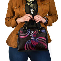 Hawaii Turtles Plumeria Shoulder Handbag Sweet Gradient Polynesian Pattern LT01 - Polynesian Pride