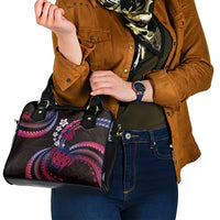 Hawaii Turtles Plumeria Shoulder Handbag Sweet Gradient Polynesian Pattern LT01 - Polynesian Pride