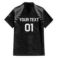 Custom New Zealand 2024 Rugby Family Matching Puletasi and Hawaiian Shirt Silver Fern Aotearoa Kiwi LT01 - Polynesian Pride