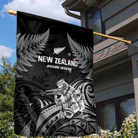 New Zealand 2024 Rugby Garden Flag Silver Fern Aotearoa Kiwi