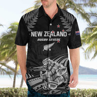 Custom New Zealand 2024 Rugby Hawaiian Shirt Silver Fern Aotearoa Kiwi LT01 - Polynesian Pride