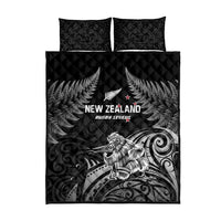 New Zealand 2024 Rugby Quilt Bed Set Silver Fern Aotearoa Kiwi LT01 - Polynesian Pride