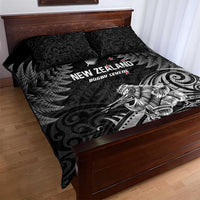 New Zealand 2024 Rugby Quilt Bed Set Silver Fern Aotearoa Kiwi LT01 - Polynesian Pride