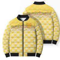 Hawaii Palaka Pikake Lokelani Plumeria Bomber Puffer Jacket Melemele Coquette Bow LT01 - Polynesian Pride