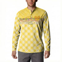 Hawaii Palaka Pikake Lokelani Plumeria Button Sweatshirt Melemele Coquette Bow LT01 - Polynesian Pride
