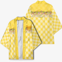 Hawaii Palaka Pikake Lokelani Plumeria Kimono Melemele Coquette Bow LT01 - Polynesian Pride