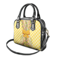 Hawaii Palaka Pikake Lokelani Plumeria Shoulder Handbag Melemele Coquette Bow LT01 - Polynesian Pride