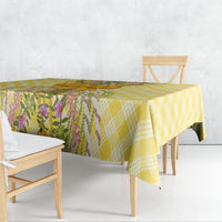 Hawaii Palaka Pikake Lokelani Plumeria Tablecloth Melemele Coquette Bow LT01 - Polynesian Pride