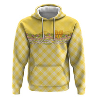 Hawaii Palaka Pikake Lokelani Plumeria Zip Hoodie Melemele Coquette Bow LT01 Pullover Hoodie Yellow - Polynesian Pride