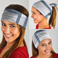 Samoa Siapo Blue Trimmed Neck Gaiter Samoa White Sunday - Polynesian Pride