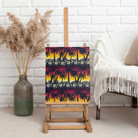 Hawaii Hibiscus Palm Tree Sunset Canvas Wall Art Tropical Style LT01 - Polynesian Pride