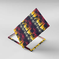Hawaii Hibiscus Palm Tree Sunset Canvas Wall Art Tropical Style LT01 With Frame Multicolor - Polynesian Pride