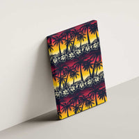 Hawaii Hibiscus Palm Tree Sunset Canvas Wall Art Tropical Style LT01 - Polynesian Pride