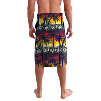 Hawaii Hibiscus Palm Tree Sunset Lavalava Tropical Style - Polynesian Pride