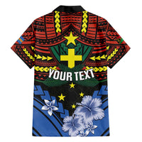 Personalised Vanuatu Tafea Province Family Matching Puletasi and Hawaiian Shirt Unique Tropical Tribal Pattern LT01 - Polynesian Pride