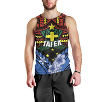 Personalised Vanuatu Tafea Province Men Tank Top Unique Tropical Tribal Pattern
