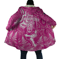 New Zealand Silver Fern Rugby All Pink Cloak Maori Tiki Player With Ta Moko Tribal - Polynesian Pride