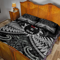 Toitu Te Tiriti Aotearoa Silver Fern Quilt Bed Set New Zealand Maori Pattern