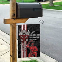 Toitu Te Reo Maori Toitu Te Whenua Toitu Te Tiriti Garden Flag Maori Warrior New Zealand