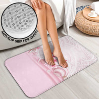 Pink Plumeria Sea Shell Bathroom Set Starfish Polynesian Pattern - Polynesian Pride