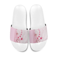 Pink Plumeria Sea Shell Slide Sandals Starfish Polynesian Pattern LT01 Pink - Polynesian Pride