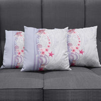 Purple Plumeria Sea Shell Pillow Cover Starfish Polynesian Pattern - Polynesian Pride