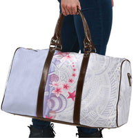 Purple Plumeria Sea Shell Travel Bag Starfish Polynesian Pattern - Polynesian Pride