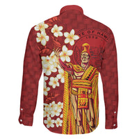 Hawaii King Kamehameha Family Matching Puletasi and Hawaiian Shirt Plumeria Lauhala Pattern LT01 - Polynesian Pride