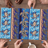 Hawaii Turtles Pattern Special Blue Puzzle LT01 - Polynesian Pride