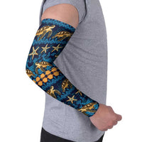 Hawaii Turtles Starfish Unique Pattern Arm Sleeves LT01 - Polynesian Pride