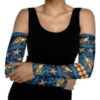 Hawaii Turtles Starfish Unique Pattern Arm Sleeves LT01 - Polynesian Pride