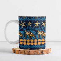 Hawaii Turtles Starfish Unique Pattern Ceramic Mug - Polynesian Pride