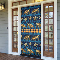 Hawaii Turtles Starfish Unique Pattern Door Cover - Polynesian Pride