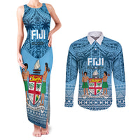 fiji-rugby-couples-matching-tank-maxi-dress-and-long-sleeve-button-shirts-fijian-go-2023-world-cup