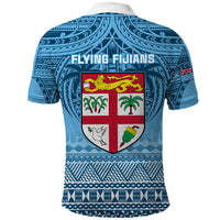 Fiji Rugby Polo Shirt Fijian Go 2023 World Cup LT01 - Polynesian Pride