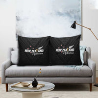 Football New Zealand Pillow Cover Aotearoa United Black Version LT01 - Polynesian Pride