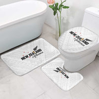 Football New Zealand Bathroom Set Aotearoa United White Version - Polynesian Pride