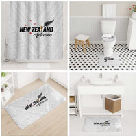 Football New Zealand Bathroom Set Aotearoa United White Version - Polynesian Pride
