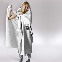 Football New Zealand Hooded Blanket Aotearoa United White Version LT01 - Polynesian Pride