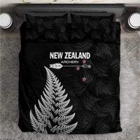 New Zealand 2025 Archery Bedding Set Aotearoa Silver Arrows Black