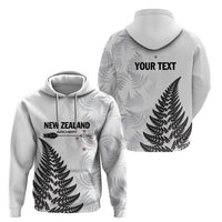 Personalised New Zealand 2025 Archery Hoodie Aotearoa Silver Arrows White