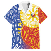 Philippines Family Matching Puletasi and Hawaiian Shirt Pilipinas Polynesian Pattern