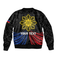Personalized Philippines Independence Day Bomber Jacket Filipino 126th Anniversary Sun Tattoo