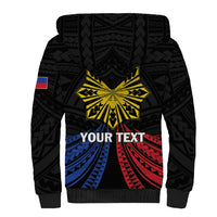 Personalized Philippines Independence Day Sherpa Hoodie Filipino 126th Anniversary Sun Tattoo
