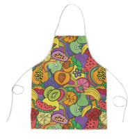 Hawaii Fruits Hippie Style Apron Vibrant Colorful LT01 Multicolor - Polynesian Pride